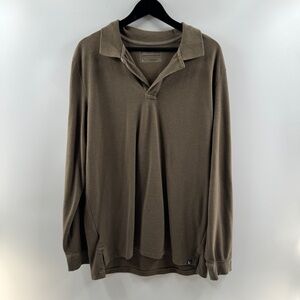 Eddie Bauer Brown Long Sleeve Collared Shirt – Men’s XL